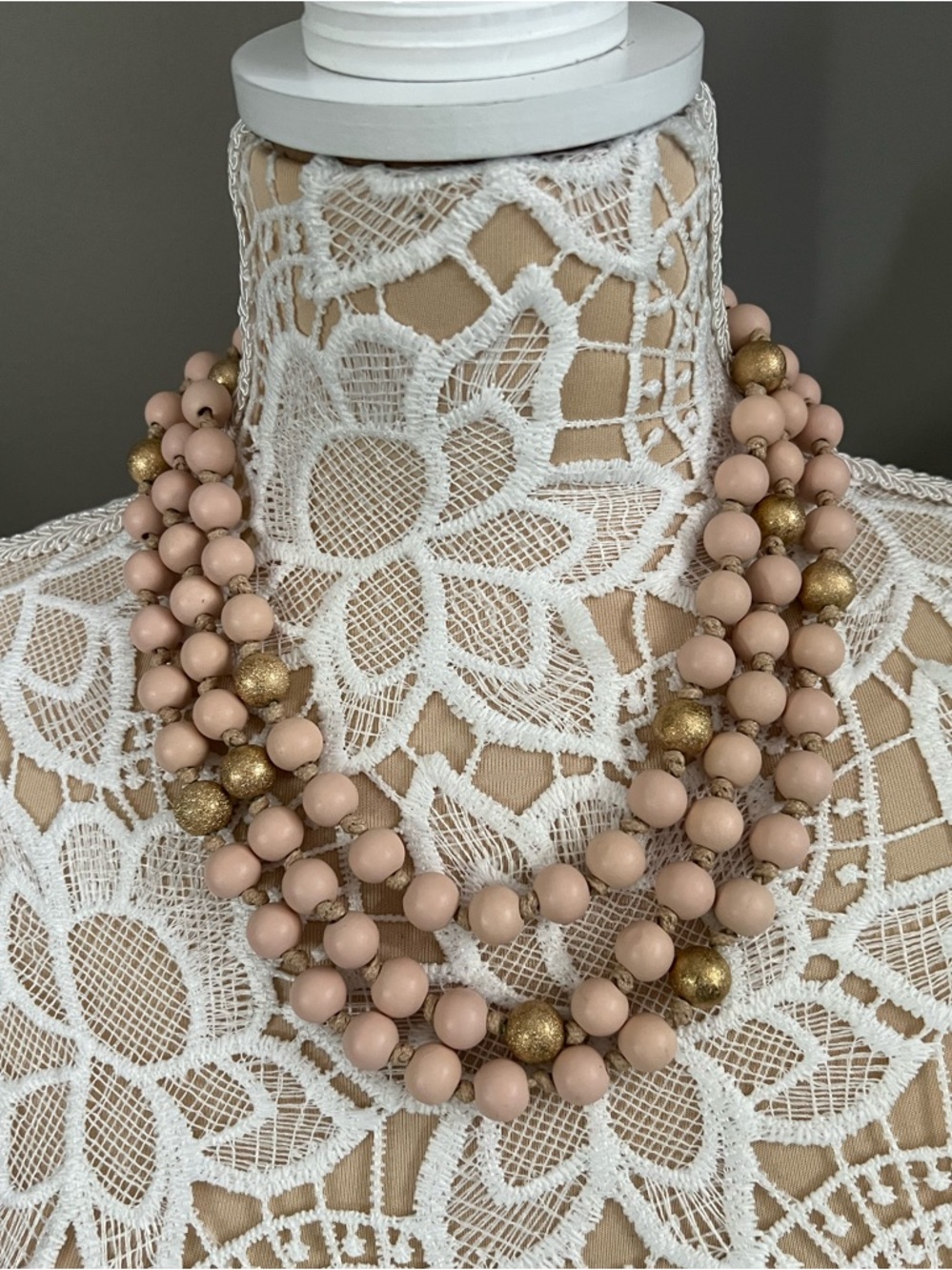 Plunder Design Lennon Necklace - Wooden Beads